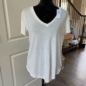Cream American Eagle tee
